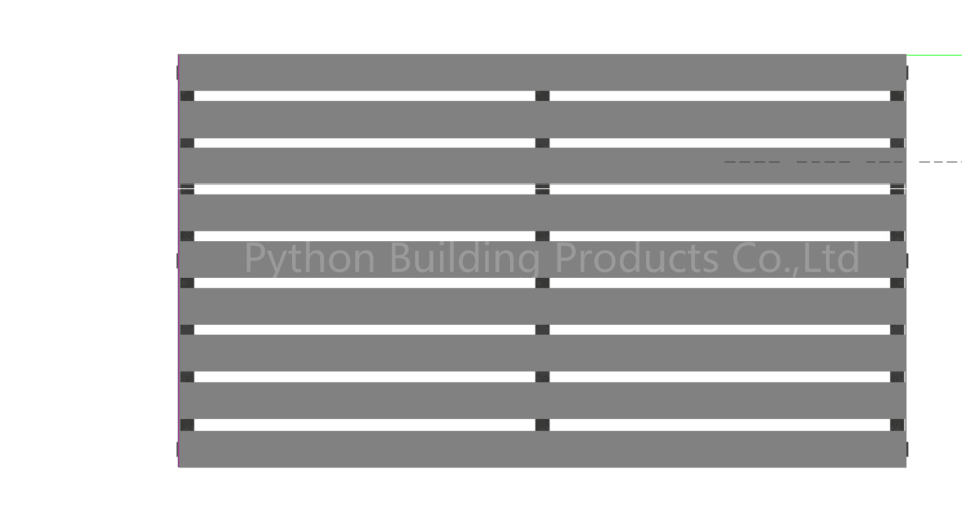 Aluminum Privacy Fence Slat