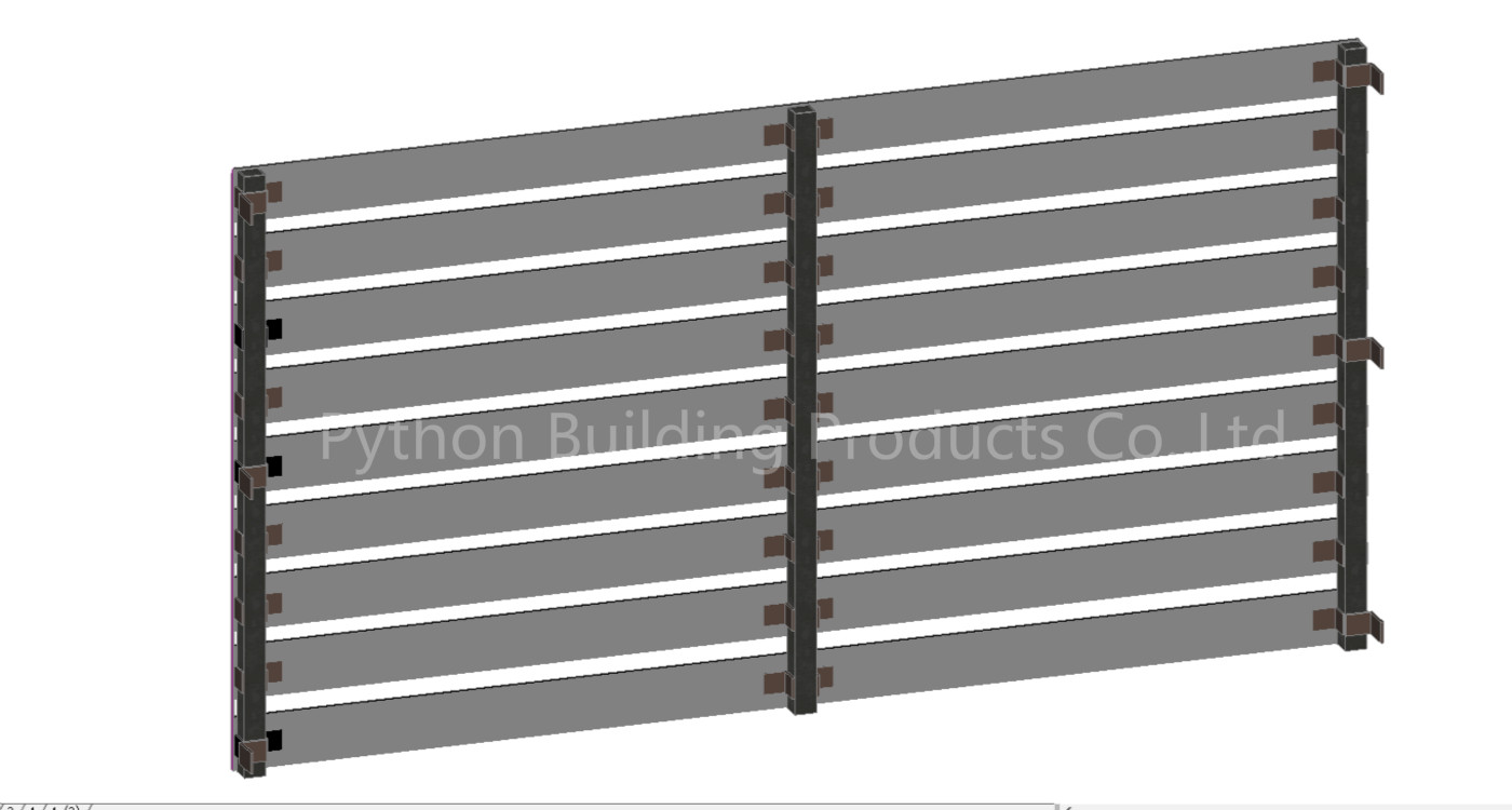 Aluminum Privacy Fence Slat