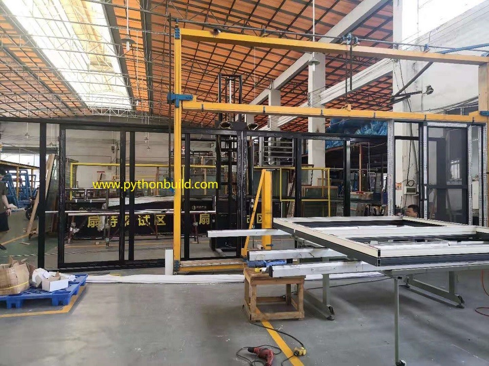 8 glass panel aluminum glass sliding door