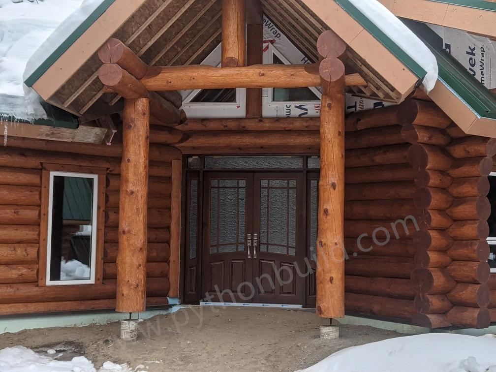 Canada wood entry door project pictures