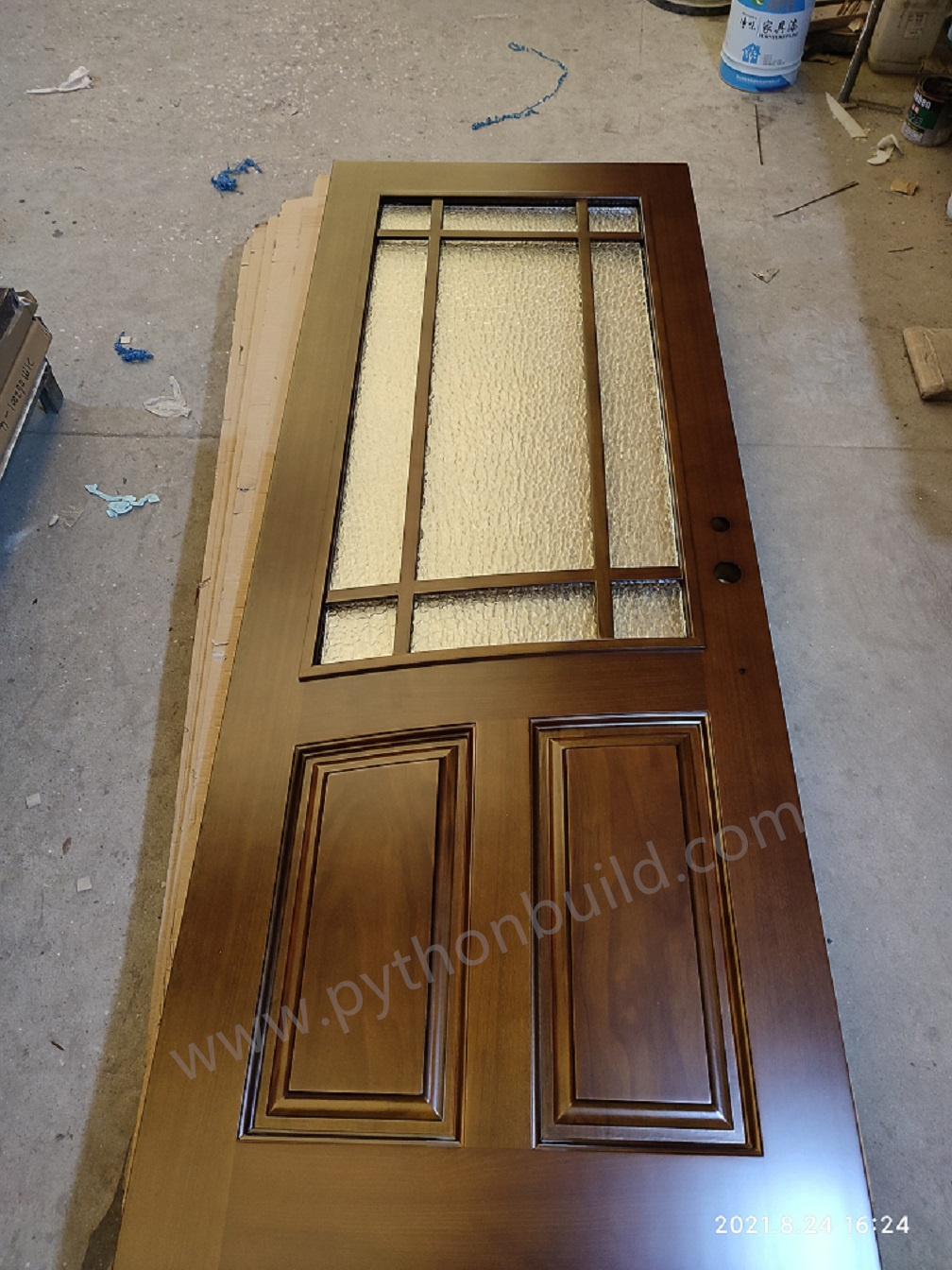 Canada wood entry door project pictures