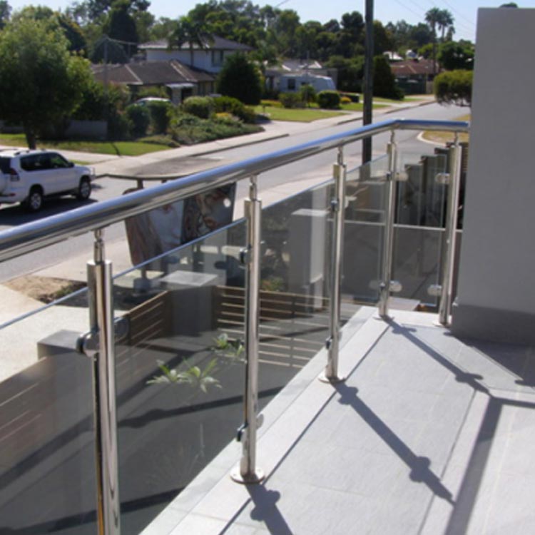 Stainless Steel Post Glass Railing Design