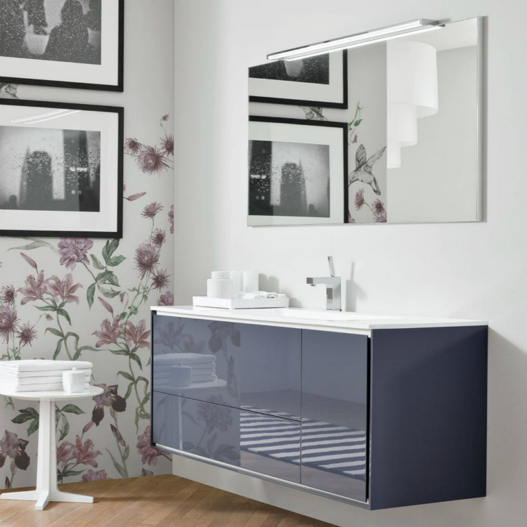 Lacquer Modern Bathroom Vanity Cabinet