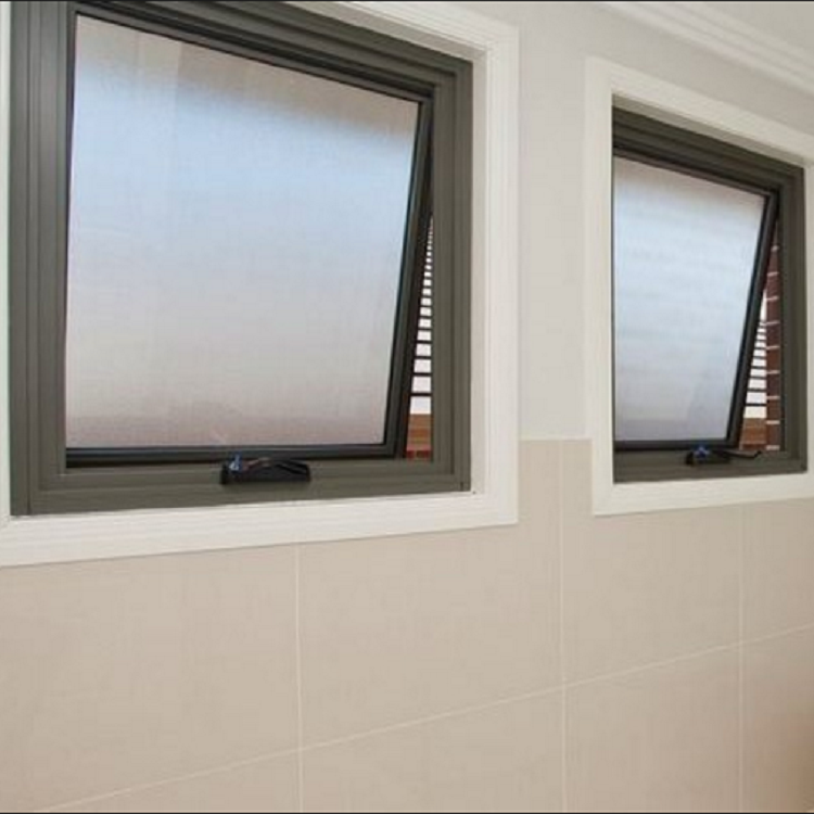 Awning windows aluminum alloy toilet frosted glass awning window